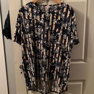 NWOT Lularoe Nightmare Before Christmas Irma top